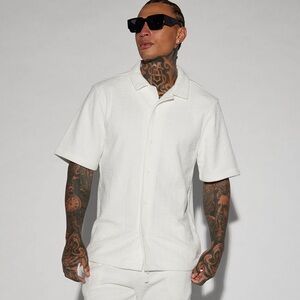 DEAN Men's Textured Shirt XXL